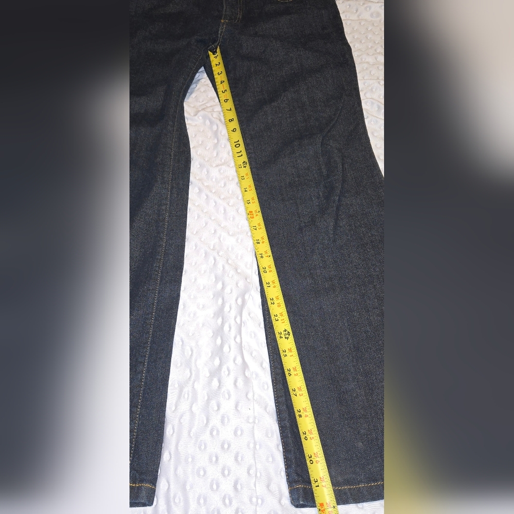 DKNY Jeans Soho Bootcut Dark Wash Mid Rise‎ Denim Blue Womens Size 12 - Picture 5 of 5